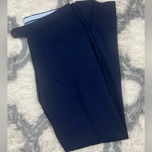 Peter Millar Crown Sport Durham Performance Pants Navy Blue 35/34 Chino Golf